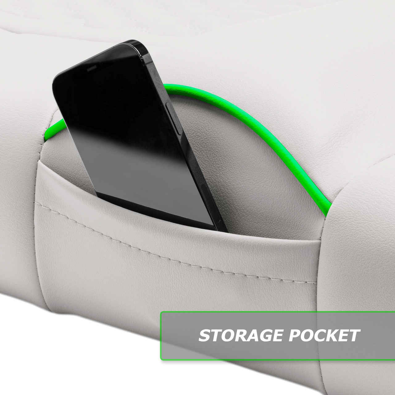 MODZ® FS1 Custom Front Seat - White Base - Choose Pattern and Accent Colors