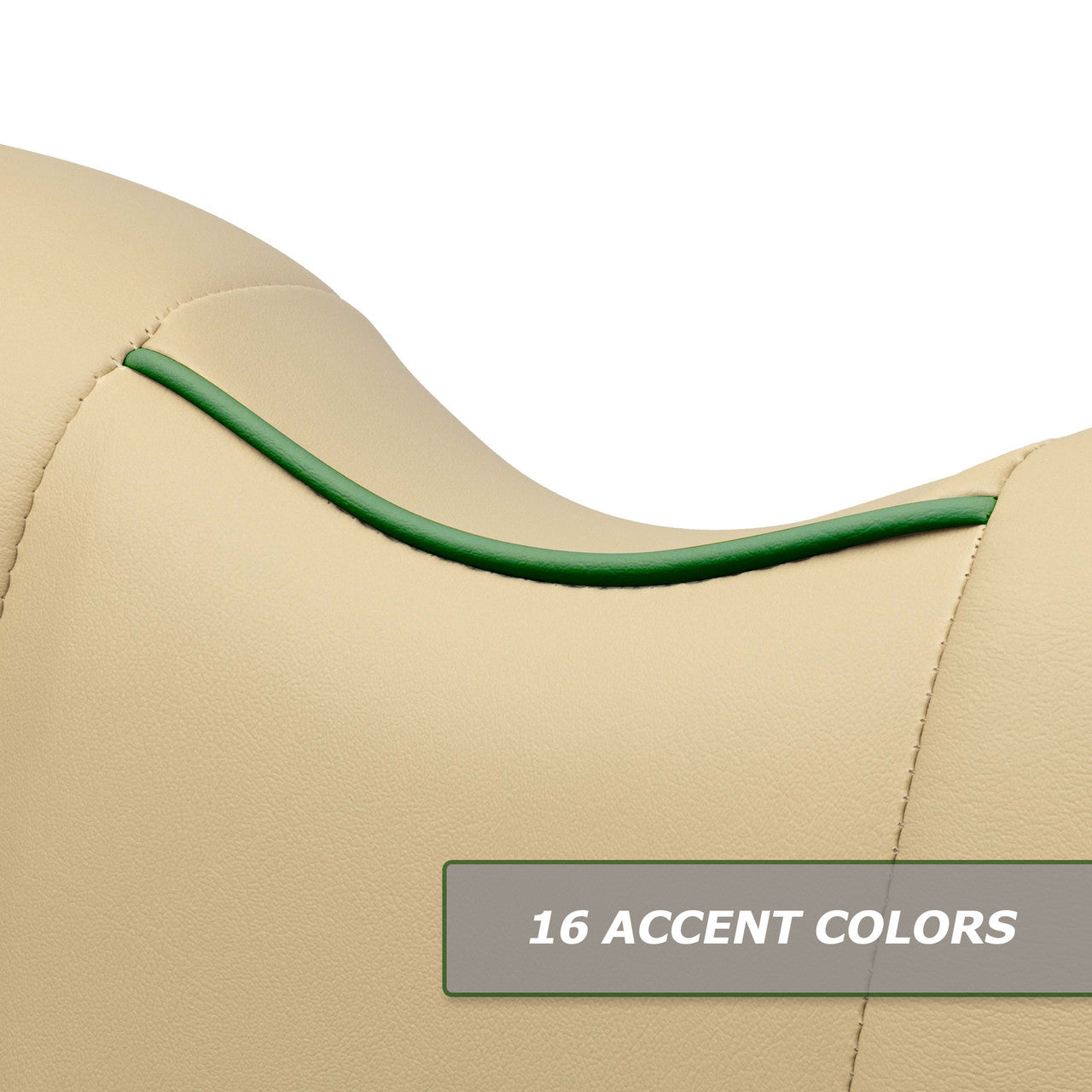 MODZ® FS1 Custom Front Seat - Khaki Base - Choose Pattern and Accent Colors