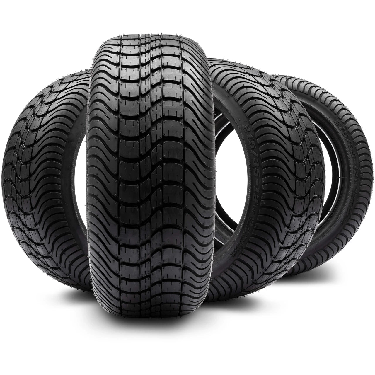 Arisun 215/35-12 DOT Low Profile Street/Golf Tires Set of 4