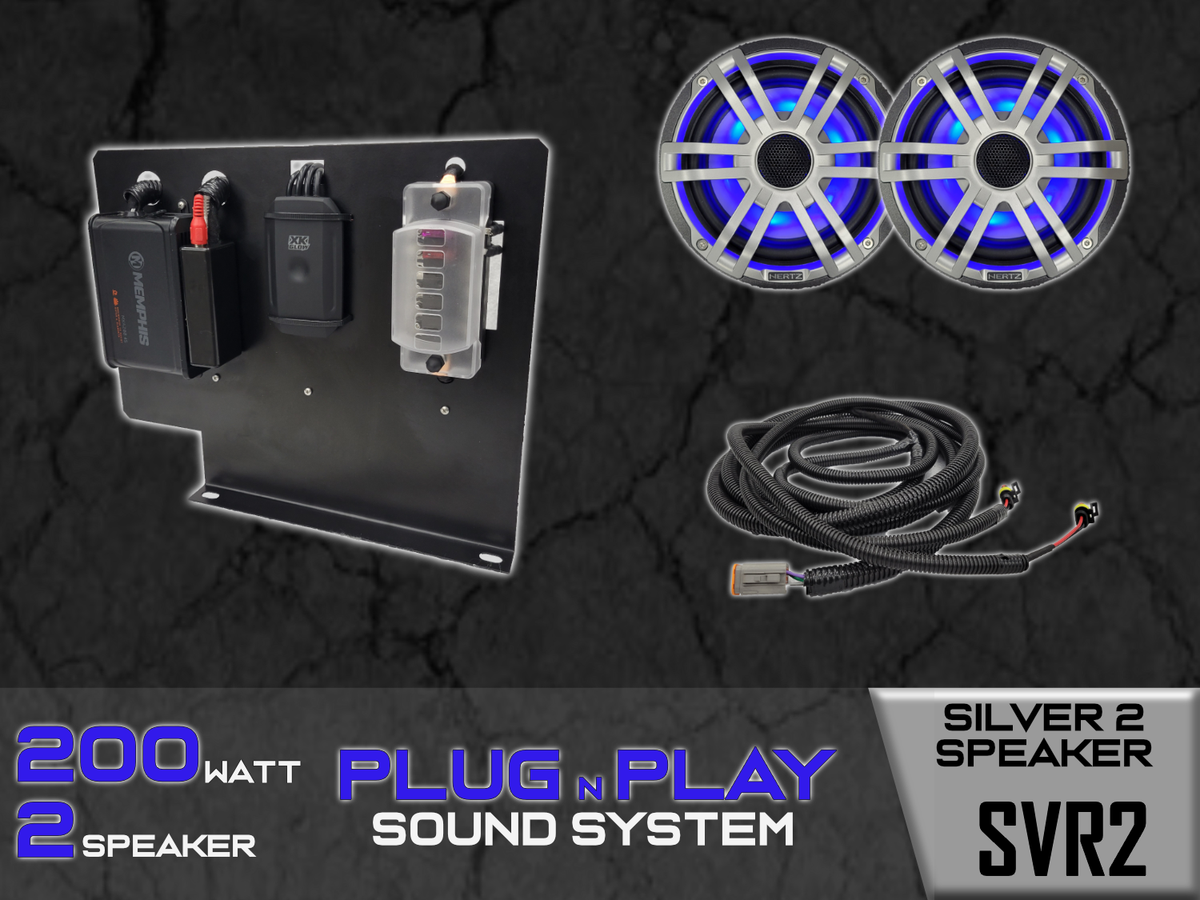 Evolution D2 150W Plug N Play 2 Speaker Sound System (SVR2) (Plus, Forester, Carrier)