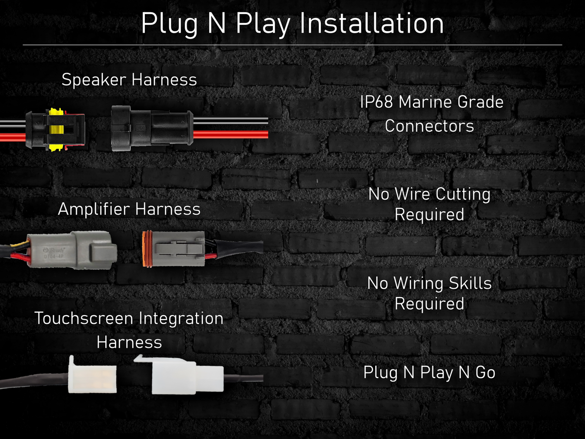 Level 2 - D5 2+2 Plus 4 Channel - Plug N Play Audio System