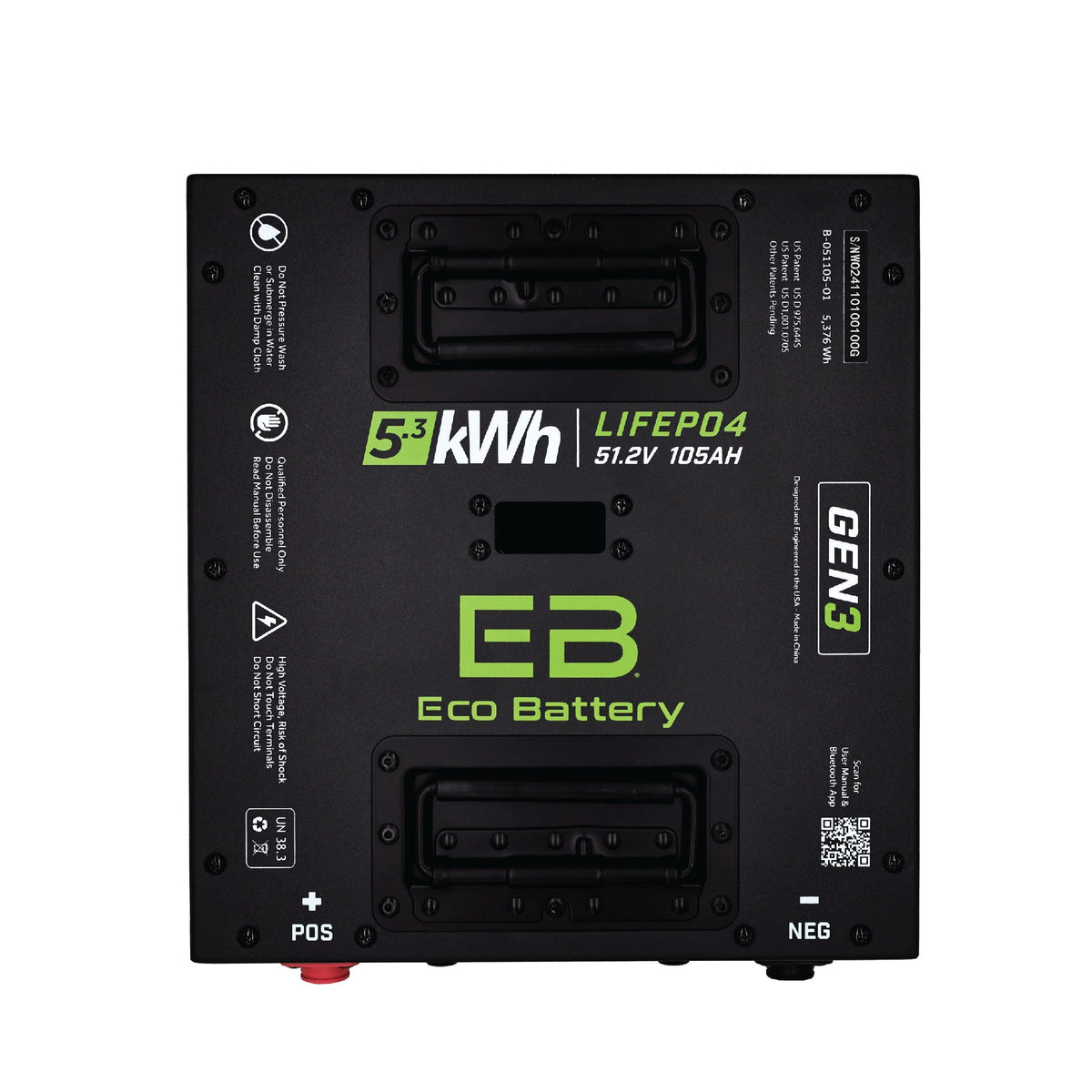 51V 105AH Thru-Hole Battery Bundle / Bintelli Beyond