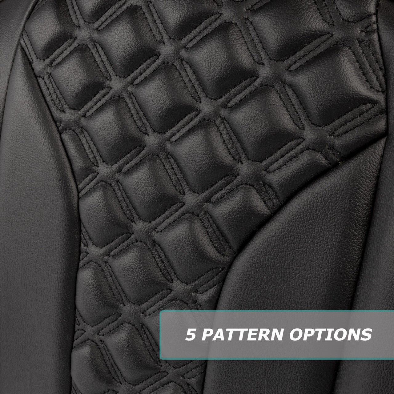 MODZ® FS2 Custom Front Seat - Black Base - Choose Pattern and Accent Colors