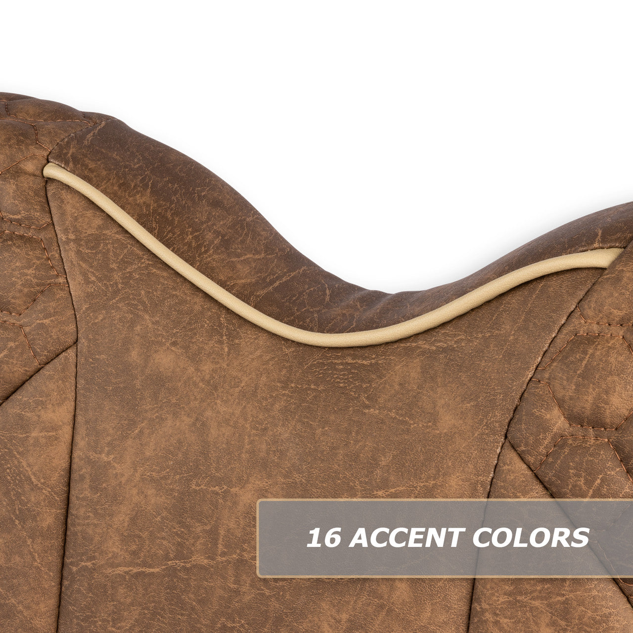 MODZ® FS2 Custom Front Seat - Brown Base - Choose Pattern and Accent Colors