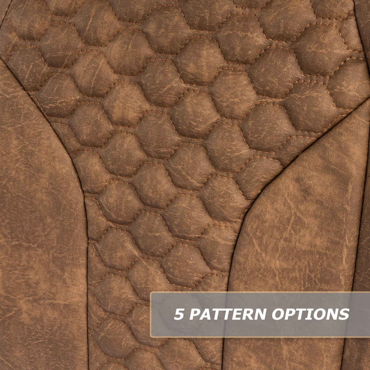 MODZ® FS2 Custom Front Seat - Brown Base - Choose Pattern and Accent Colors