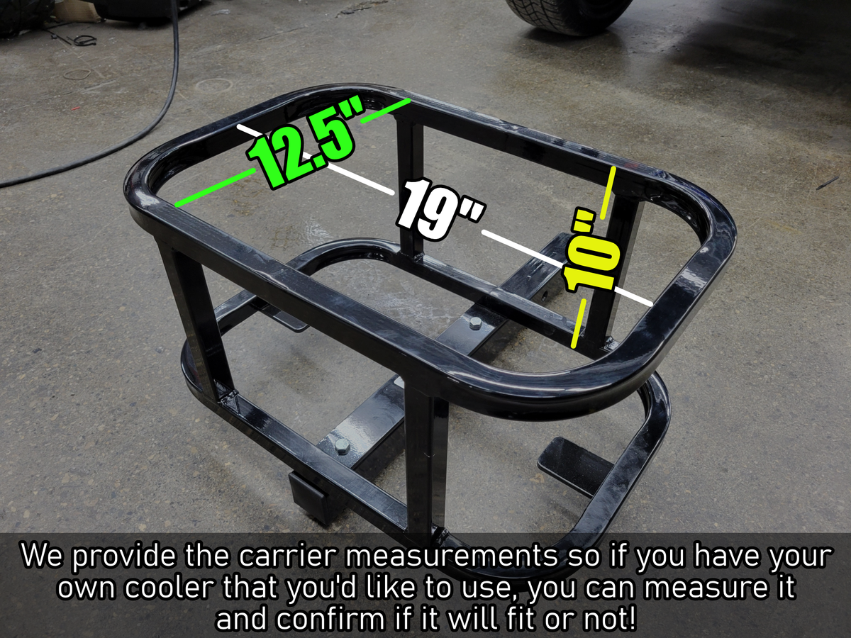Golf Cart Hitch Mount Cooler Carrier