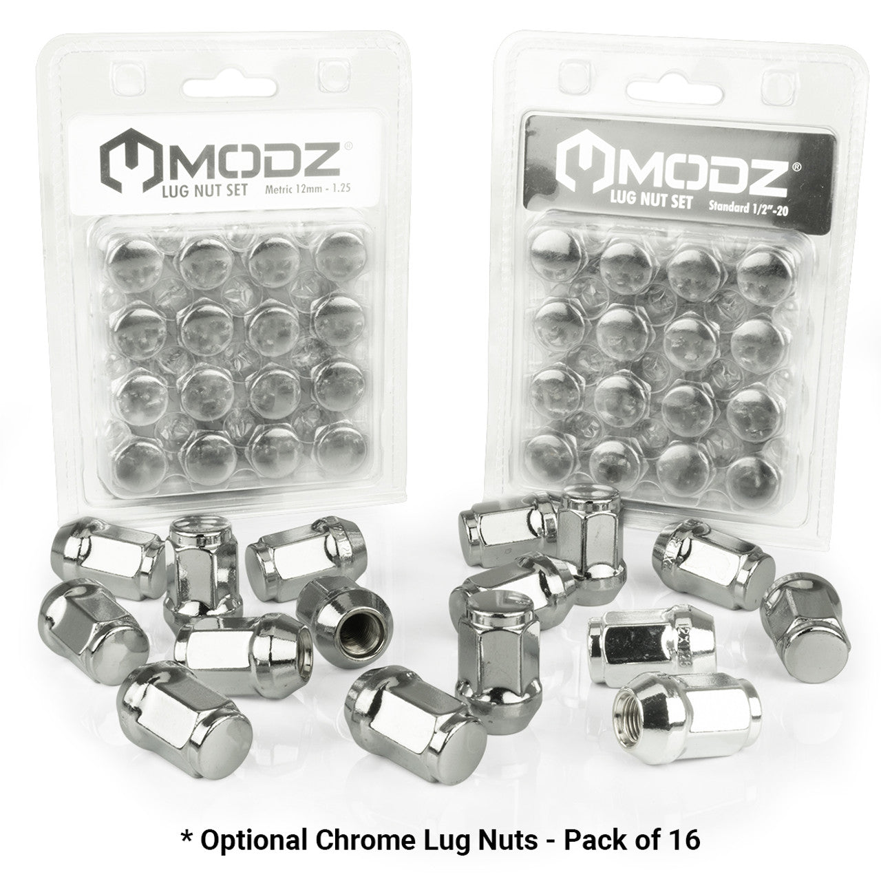 MODZ® 15" Chaos Chrome - Low Profile Tires and Wheels Combo
