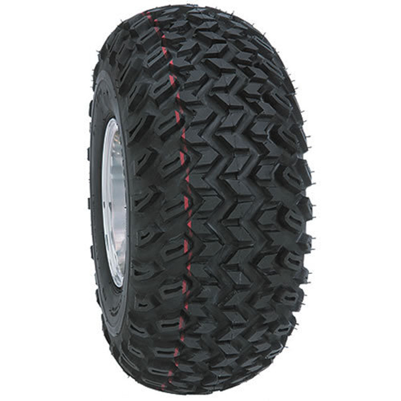RHOX 10" Phoenix Machined Red Wheels with Lifted Tire Options Combo
