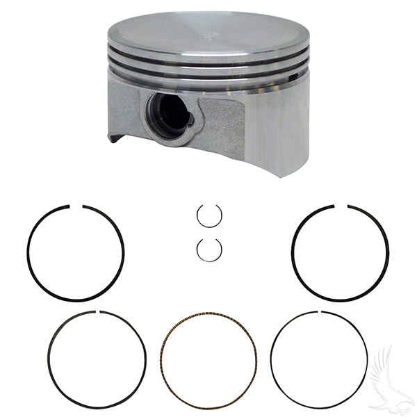 Piston and Ring Assembly, Standard, E-Z-Go RXV 08-19/TXT 10-19 w/Kawasaki Engine