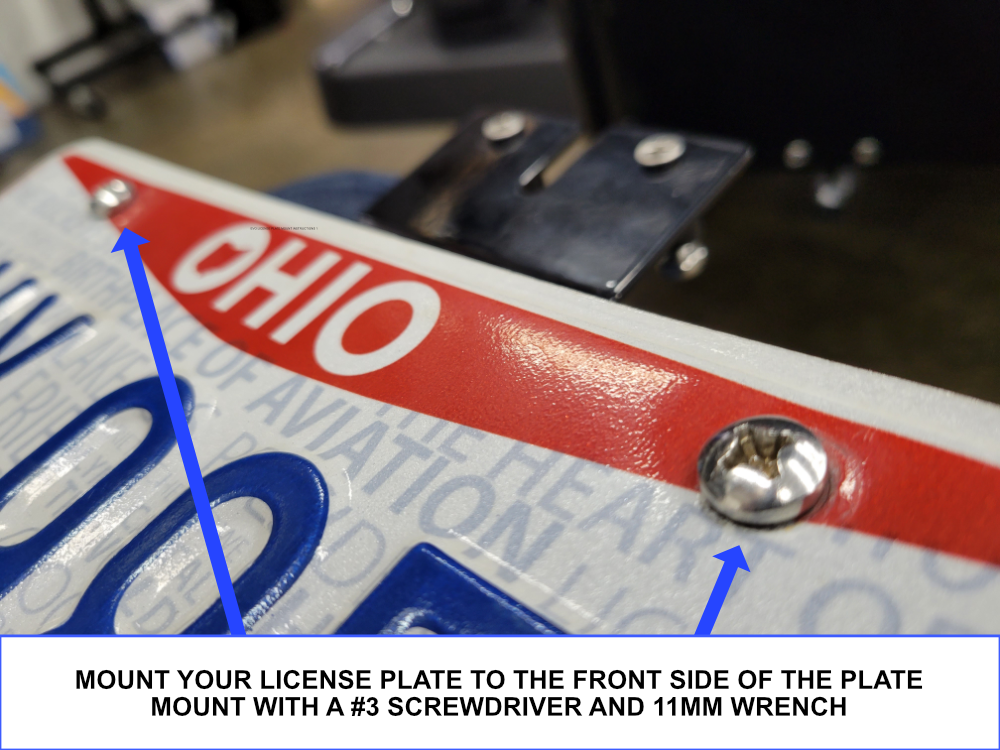 Evolution License Plate Mount