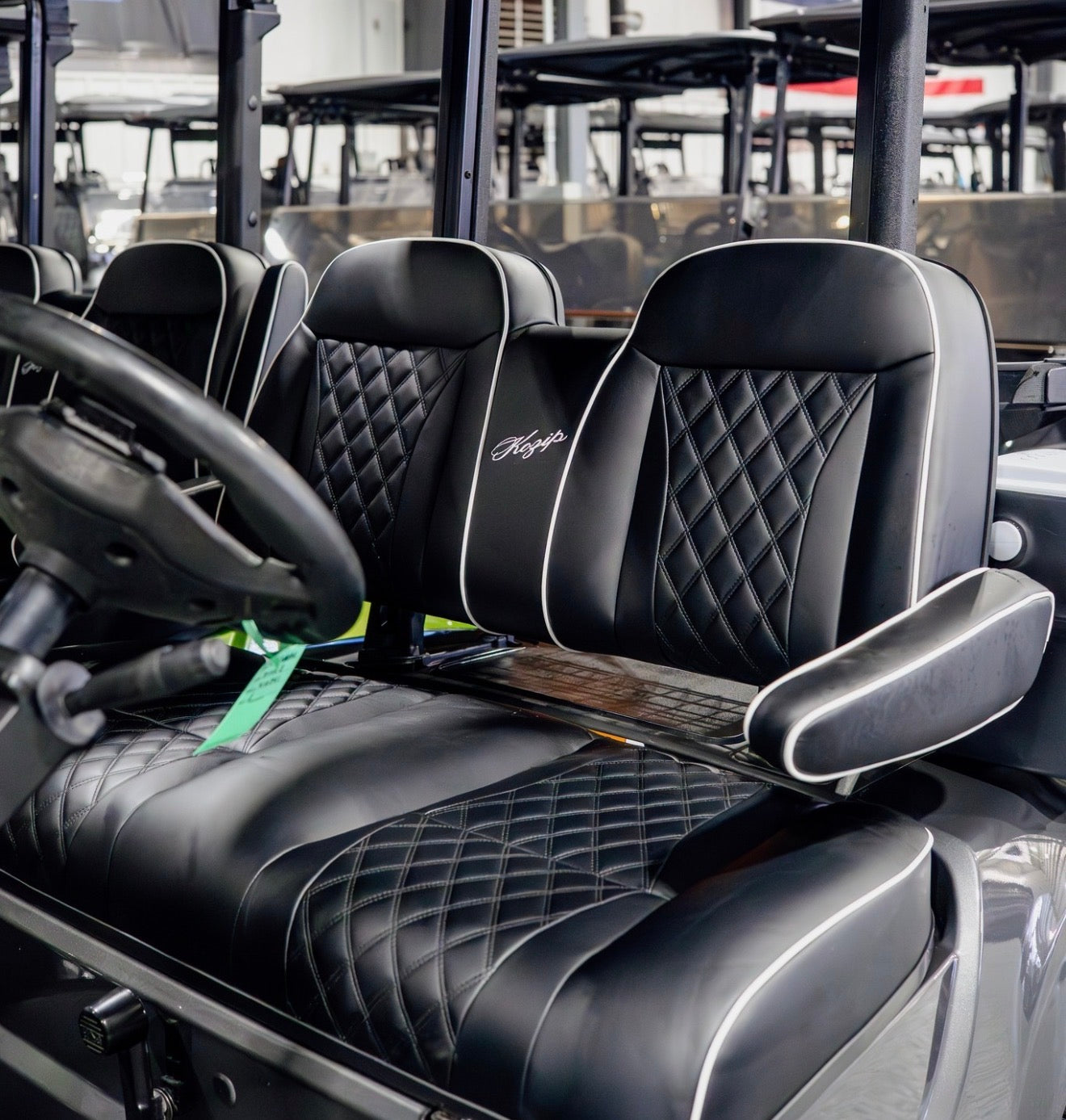 KOZIP Cushion Set Front Seat for Yamaha Drive/Drive2 – Black SCYM07 –