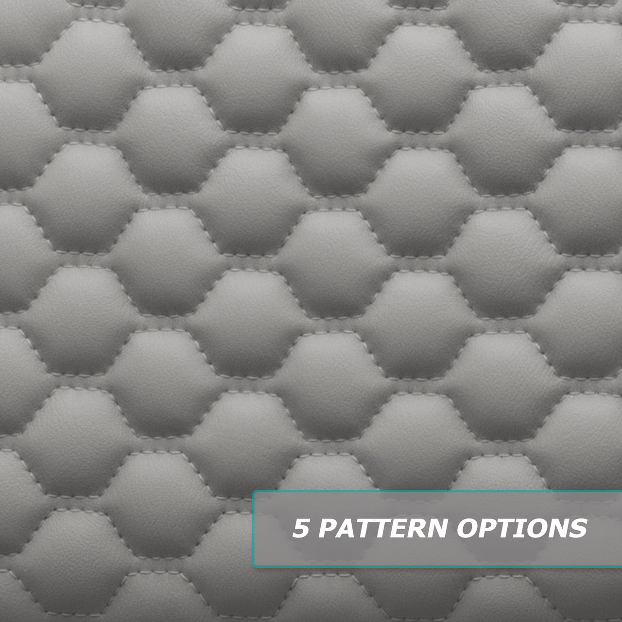 MODZ® FS1 Custom Front Seat - Gray Base - Choose Pattern and Accent Colors