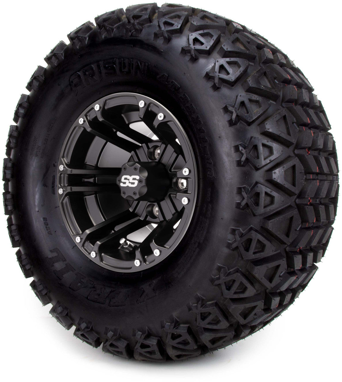 MODZ® 10" Enforcer Matte Black - Lifted Tires and Wheels Combo