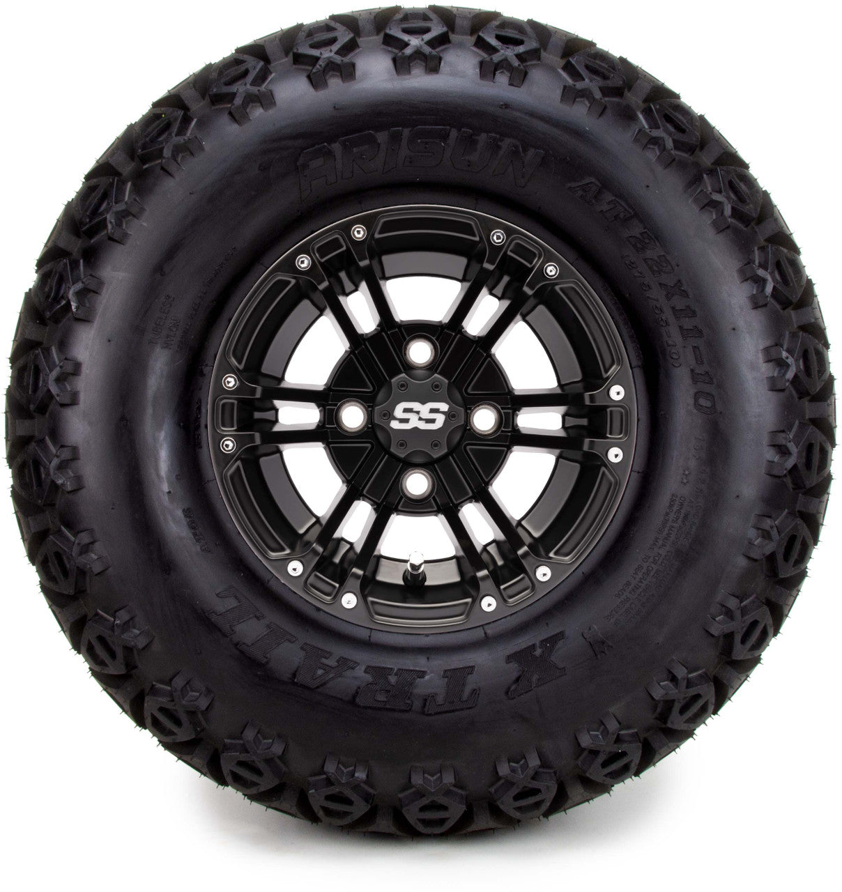 MODZ® 10" Enforcer Matte Black - Lifted Tires and Wheels Combo