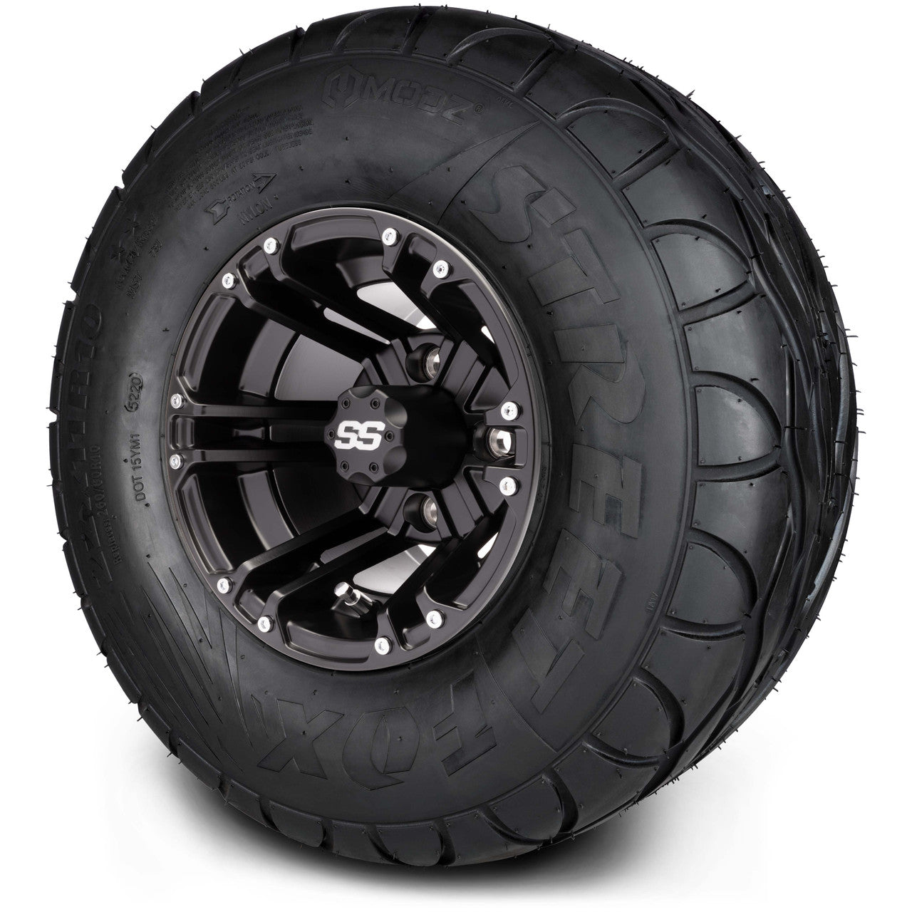 MODZ® 10" Enforcer Matte Black - Lifted Tires and Wheels Combo