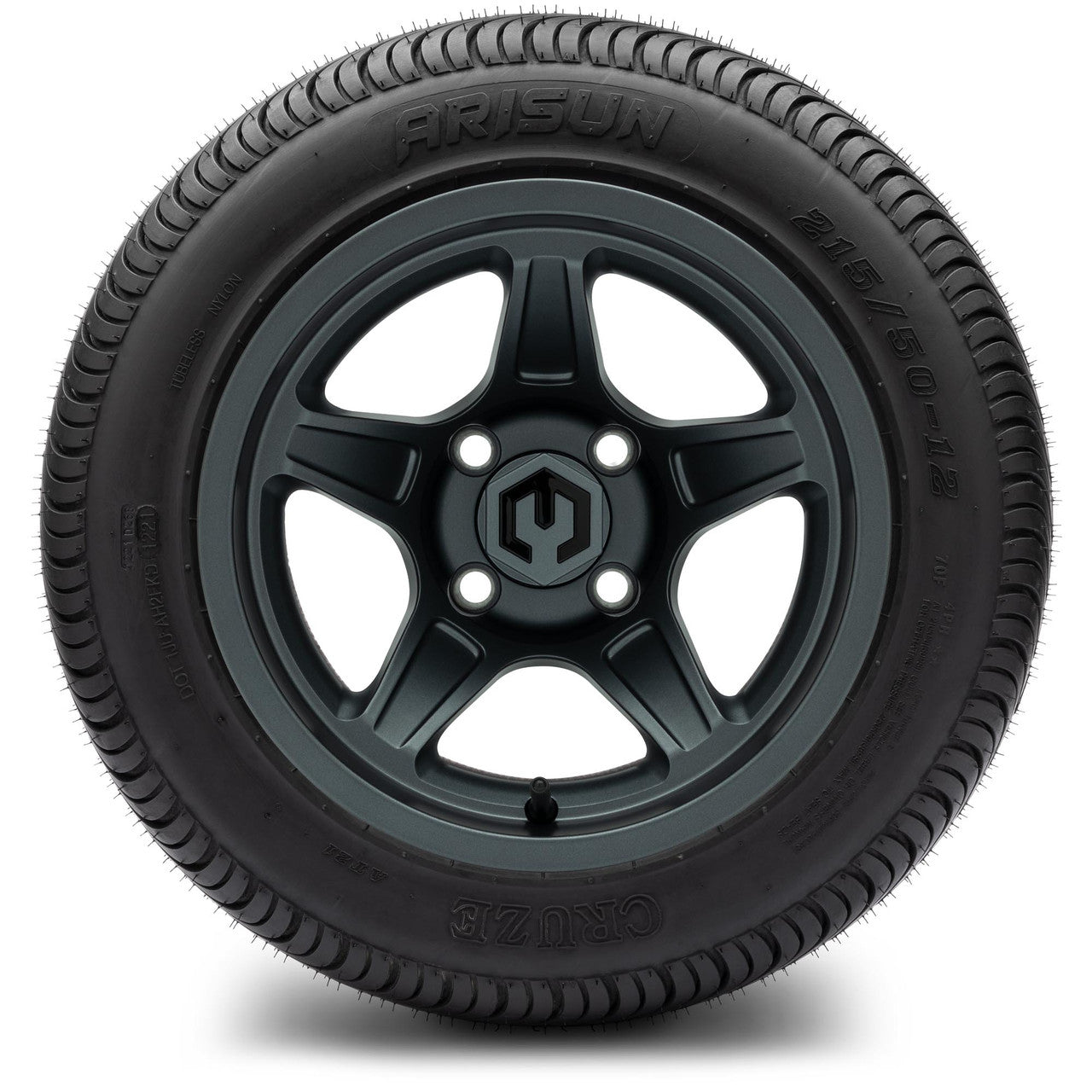 MODZ® 12" Drift Gunmetal - LowPro Tires and Wheels Combo