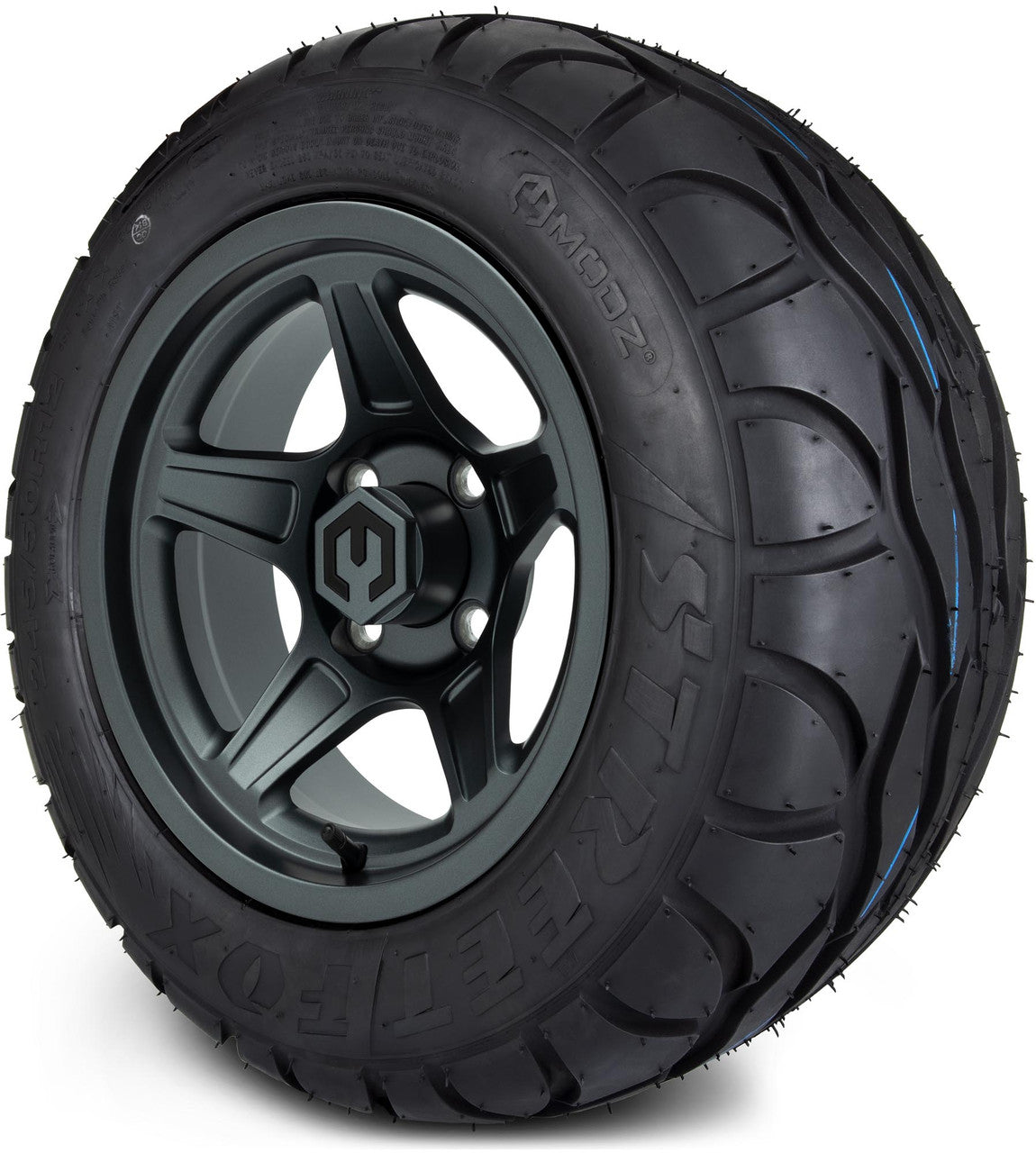 MODZ® 12" Drift Gunmetal - LowPro Tires and Wheels Combo