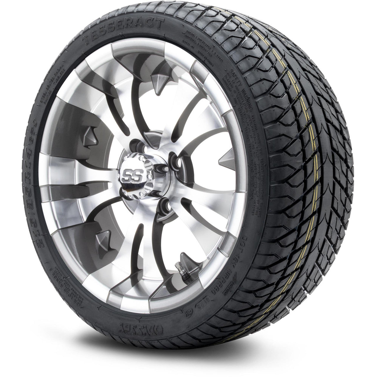 MODZ® 14" Vampire Gunmetal - Low Profile Tires and Wheels Combo