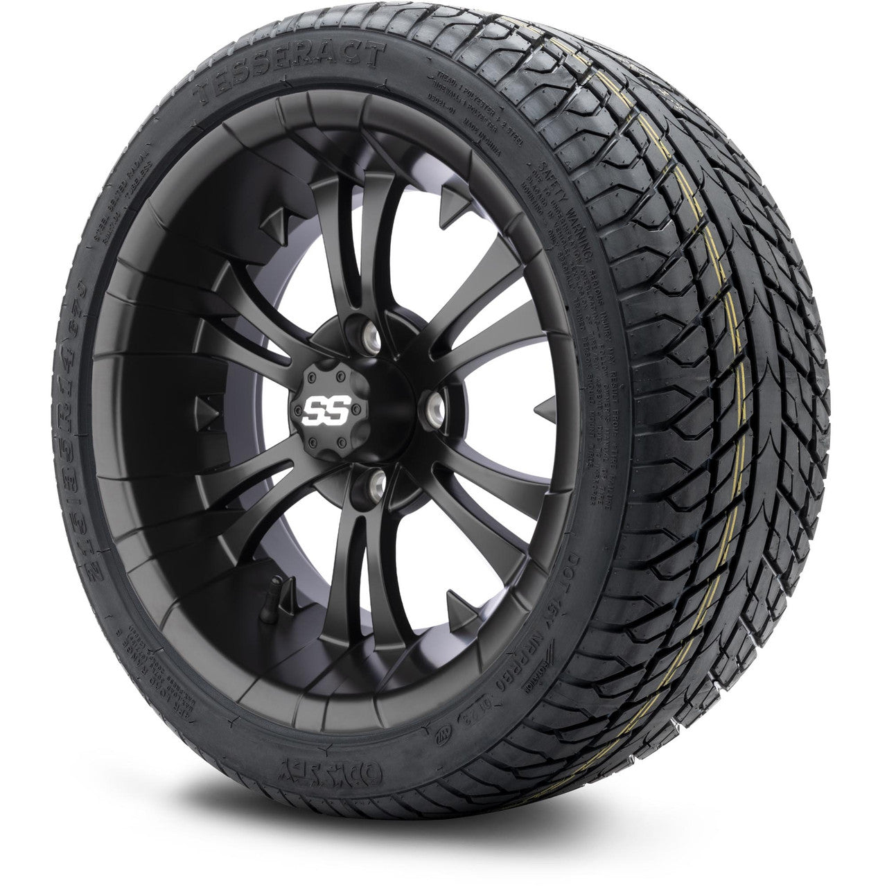 MODZ® 14" Vampire Matte Black Low Profile Tire and Wheel Combo