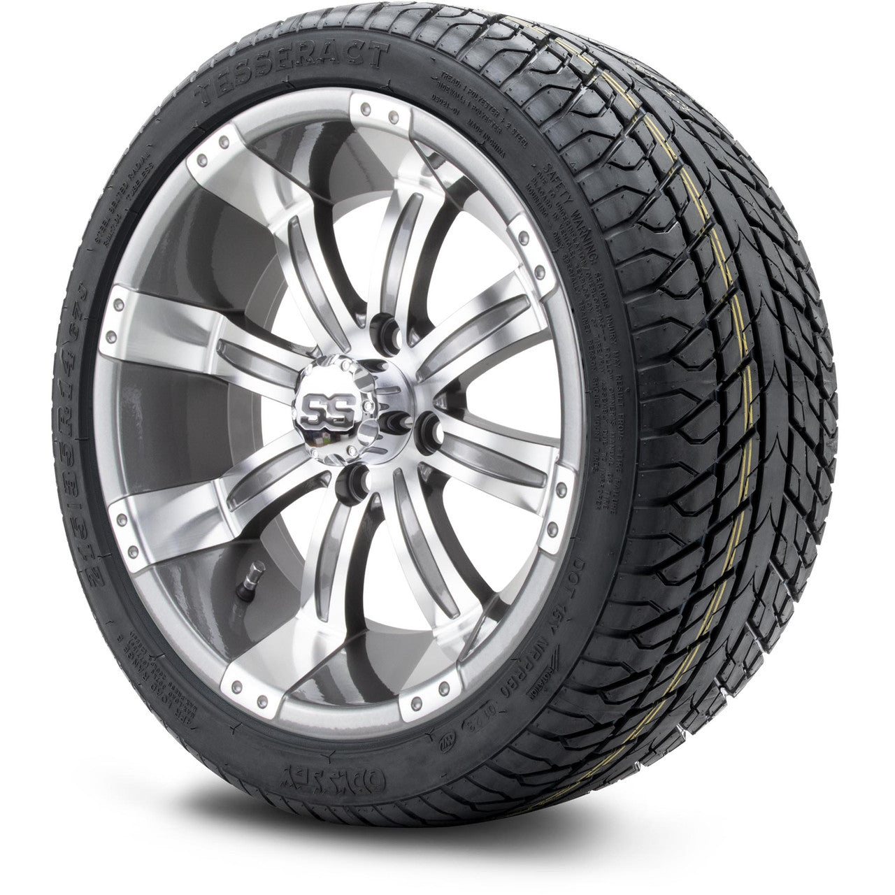 MODZ® 14" Tempest Gunmetal - Low Profile Tires and Wheels Combo