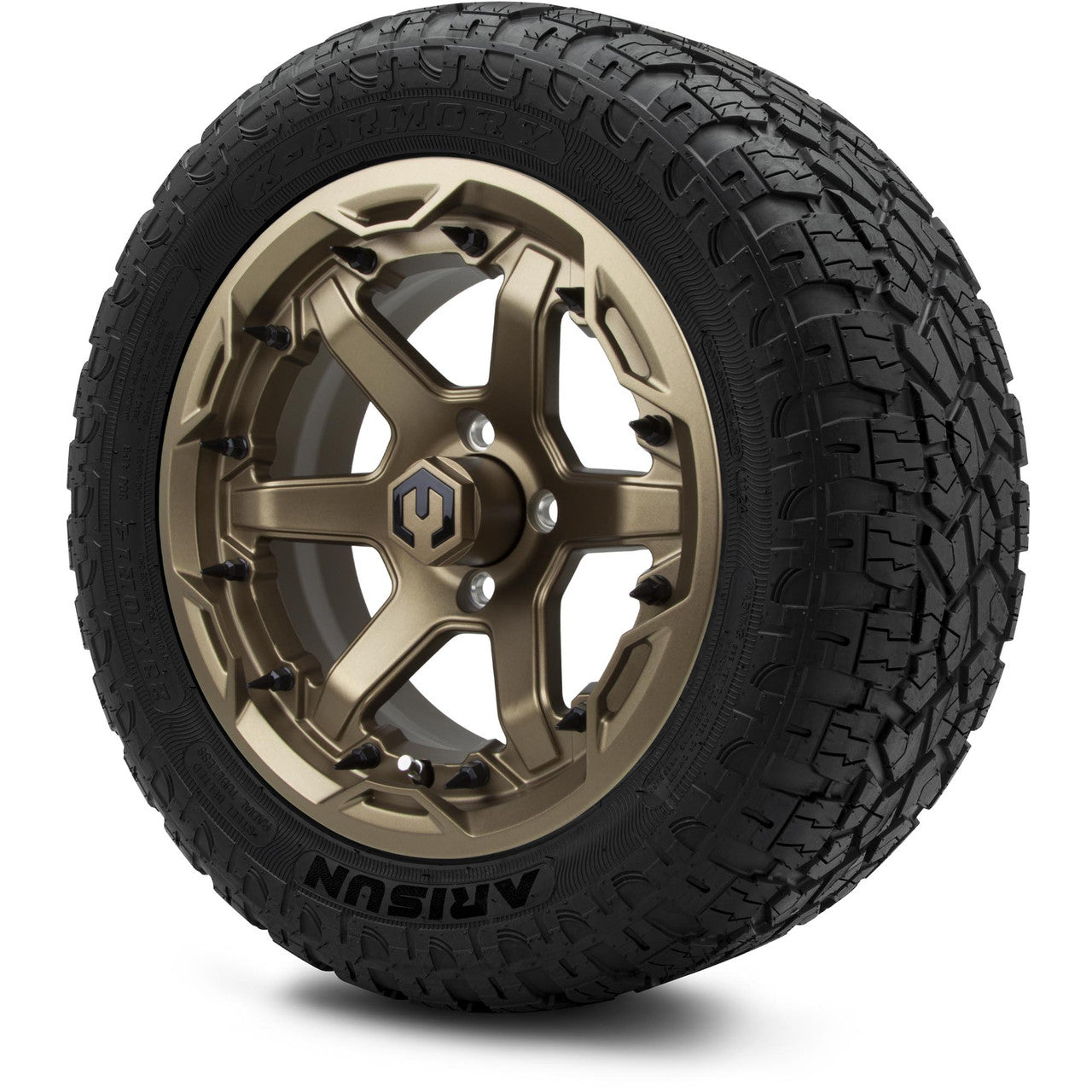 MODZ® 14" Gladiator Matte Bronze - Lifted Tires and Wheels Combo