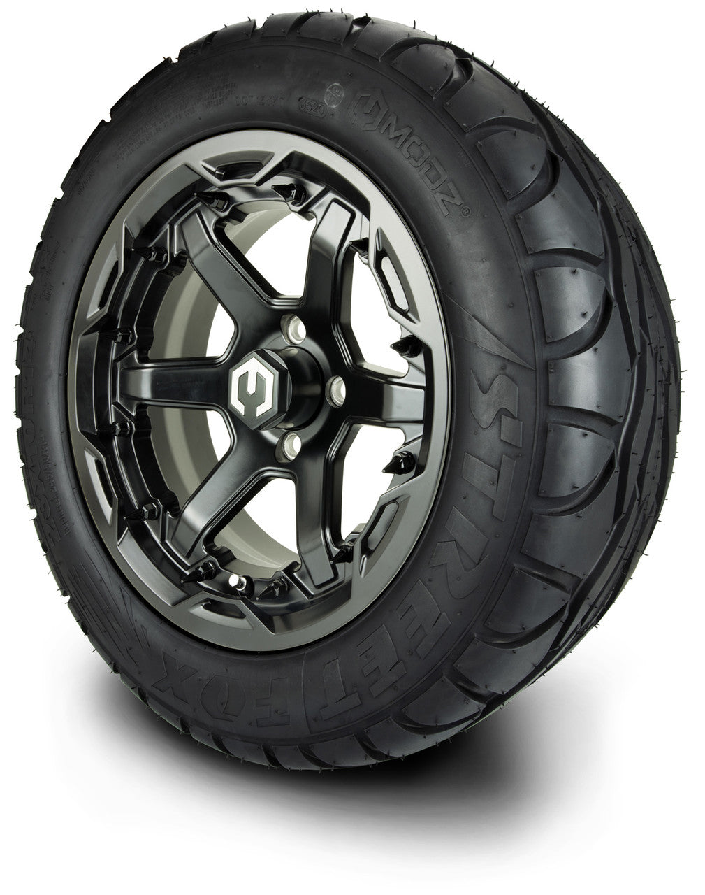 MODZ® 14" Gladiator Matte Black w/Spike Options -Lifted Tire and Wheels Combo