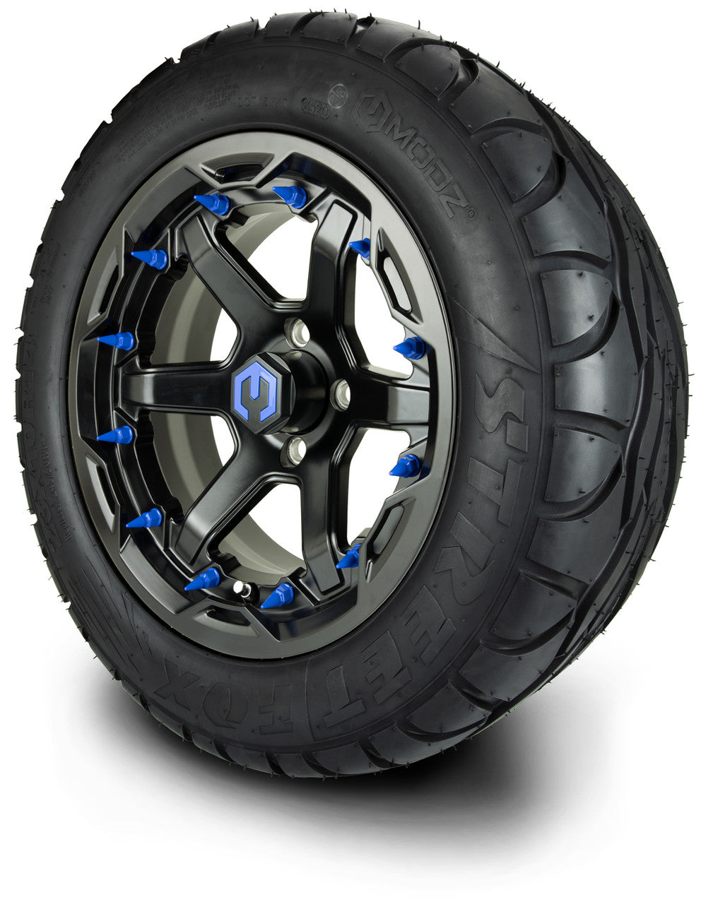 MODZ® 14" Gladiator Matte Black w/Spike Options -Lifted Tire and Wheels Combo