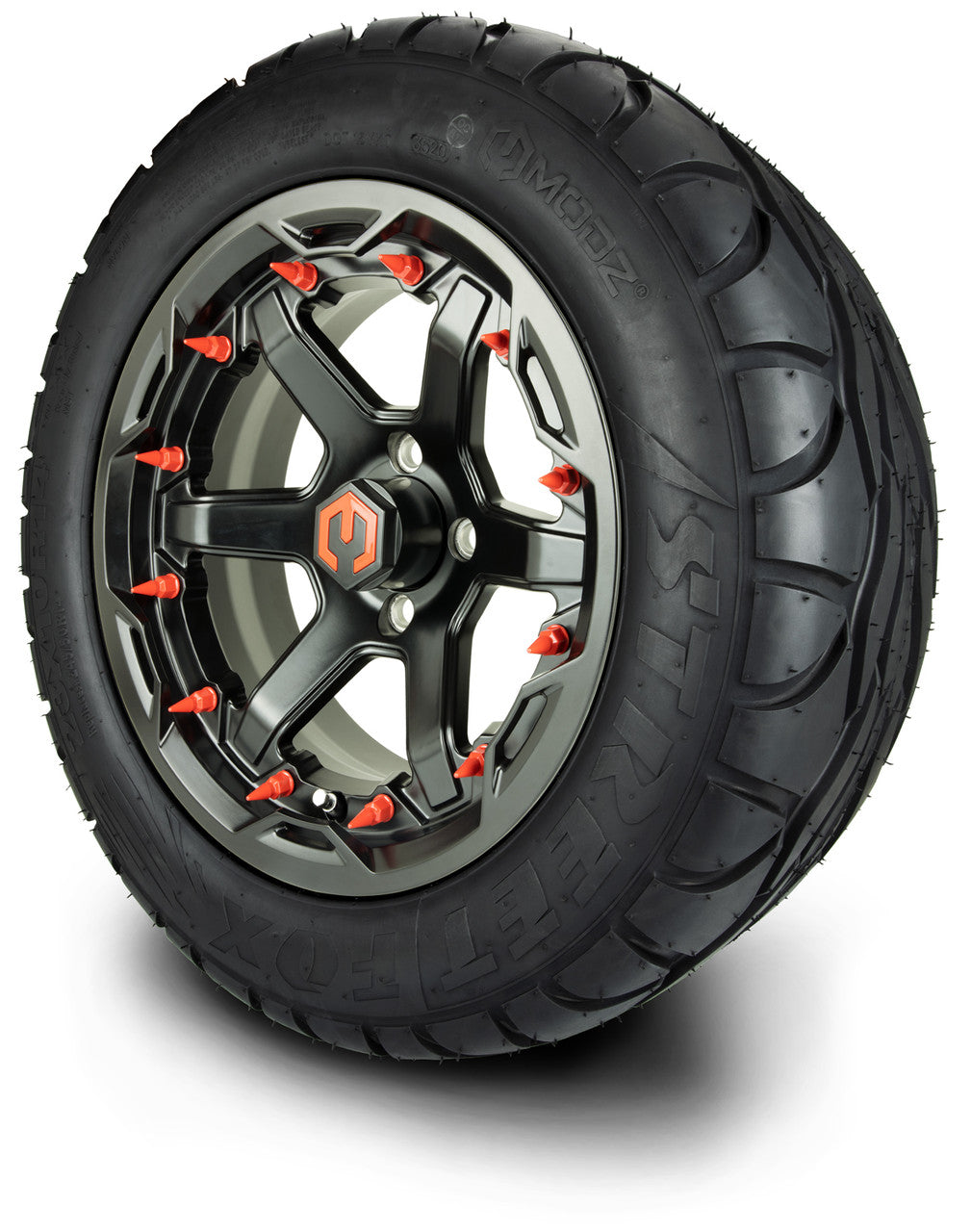 MODZ® 14" Gladiator Matte Black w/Spike Options -Lifted Tire and Wheels Combo