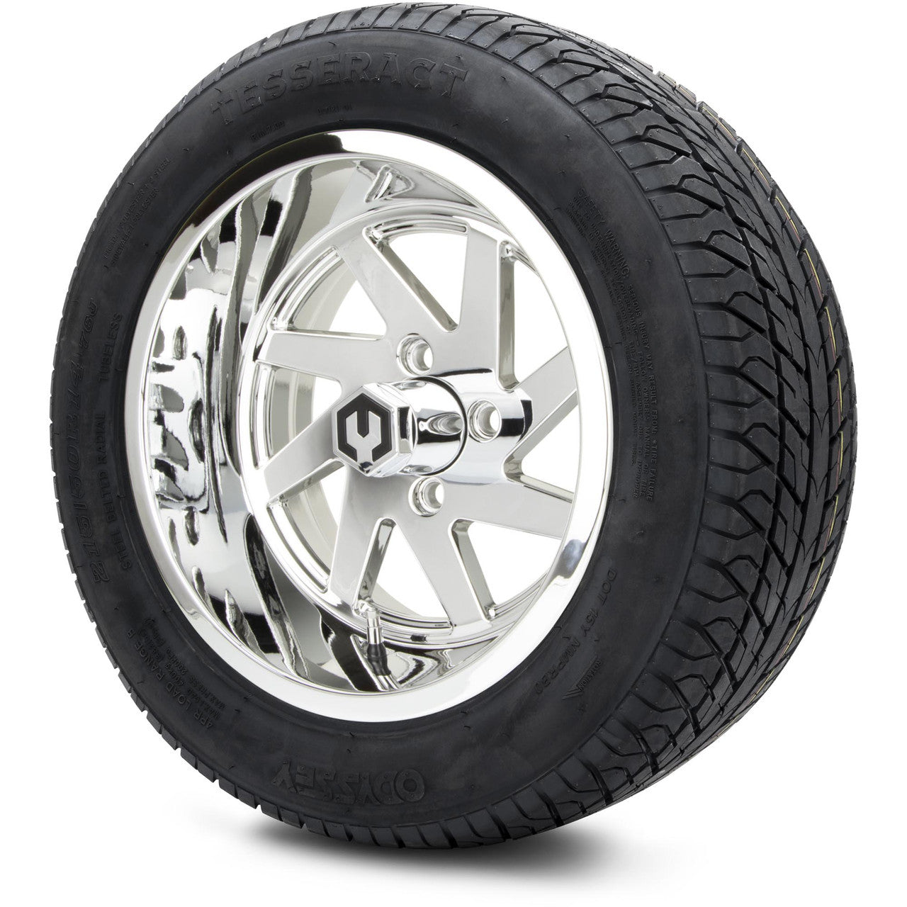 MODZ® 14" Fury Chrome - Lifted Tires and Wheels Combo