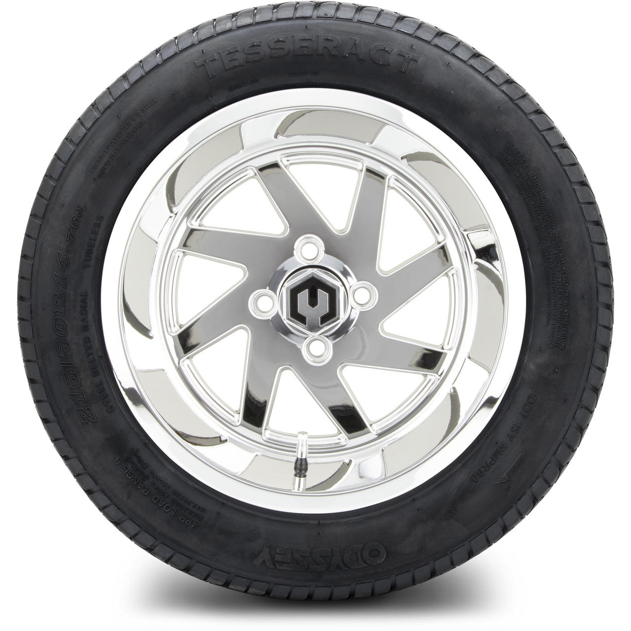 MODZ® 14" Fury Chrome - Lifted Tires and Wheels Combo