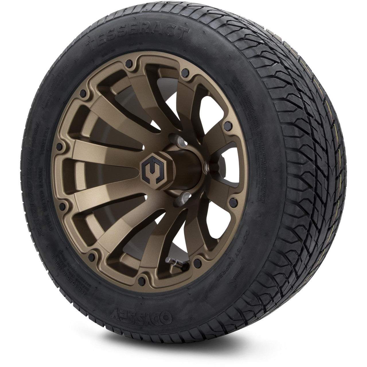 MODZ® 14" Bomber Matte Bronze - Lifted Tires and Wheels Combo