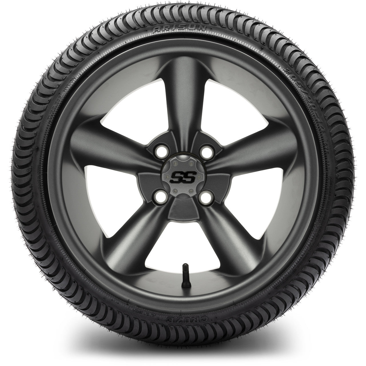 MODZ® 14" Godfather Gunmetal - LowPro Street Tire and Wheels Combo