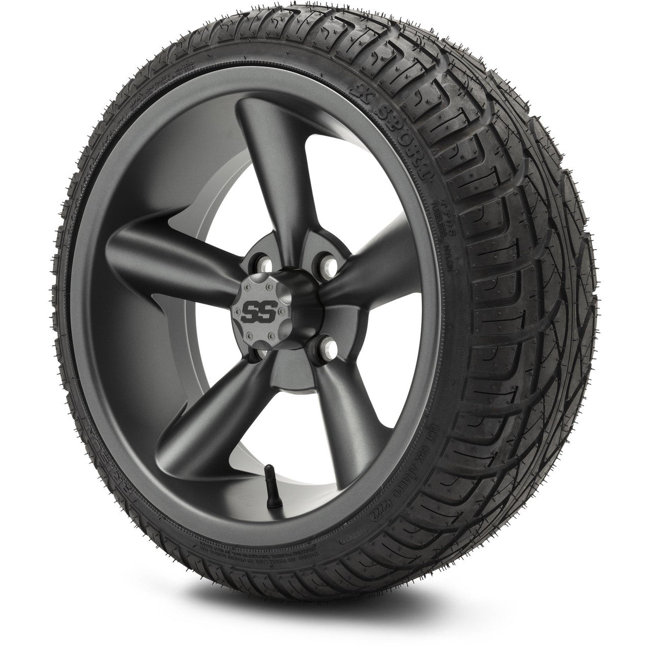 MODZ® 14" Godfather Gunmetal - LowPro Street Tire and Wheels Combo