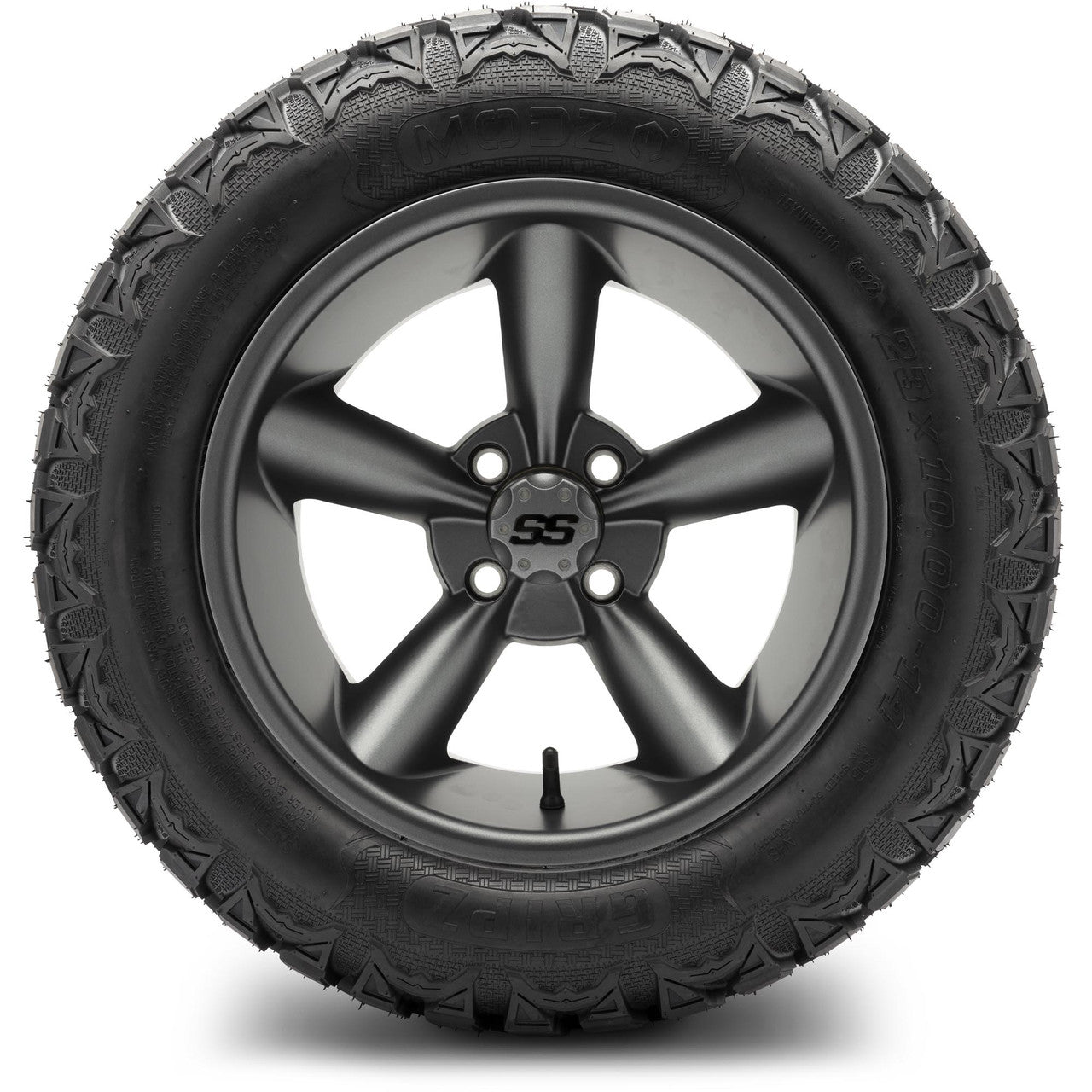 MODZ® 14" Godfather Gunmetal - Lifted Tires and Wheels Combo