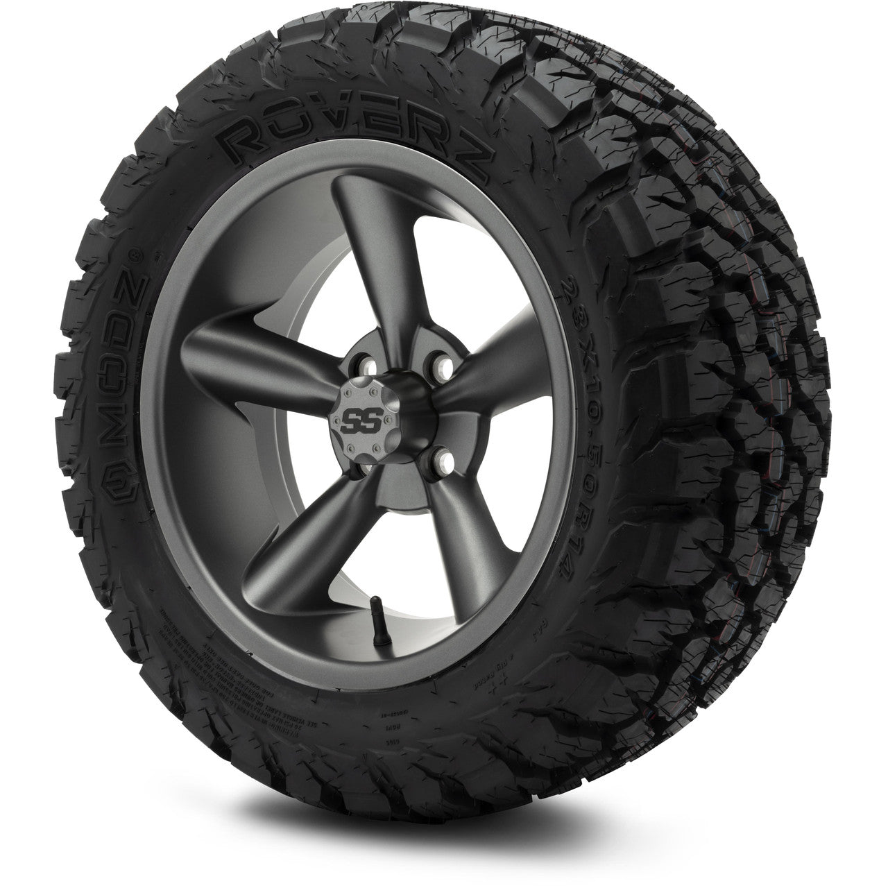 MODZ® 14" Godfather Gunmetal - Lifted Tires and Wheels Combo