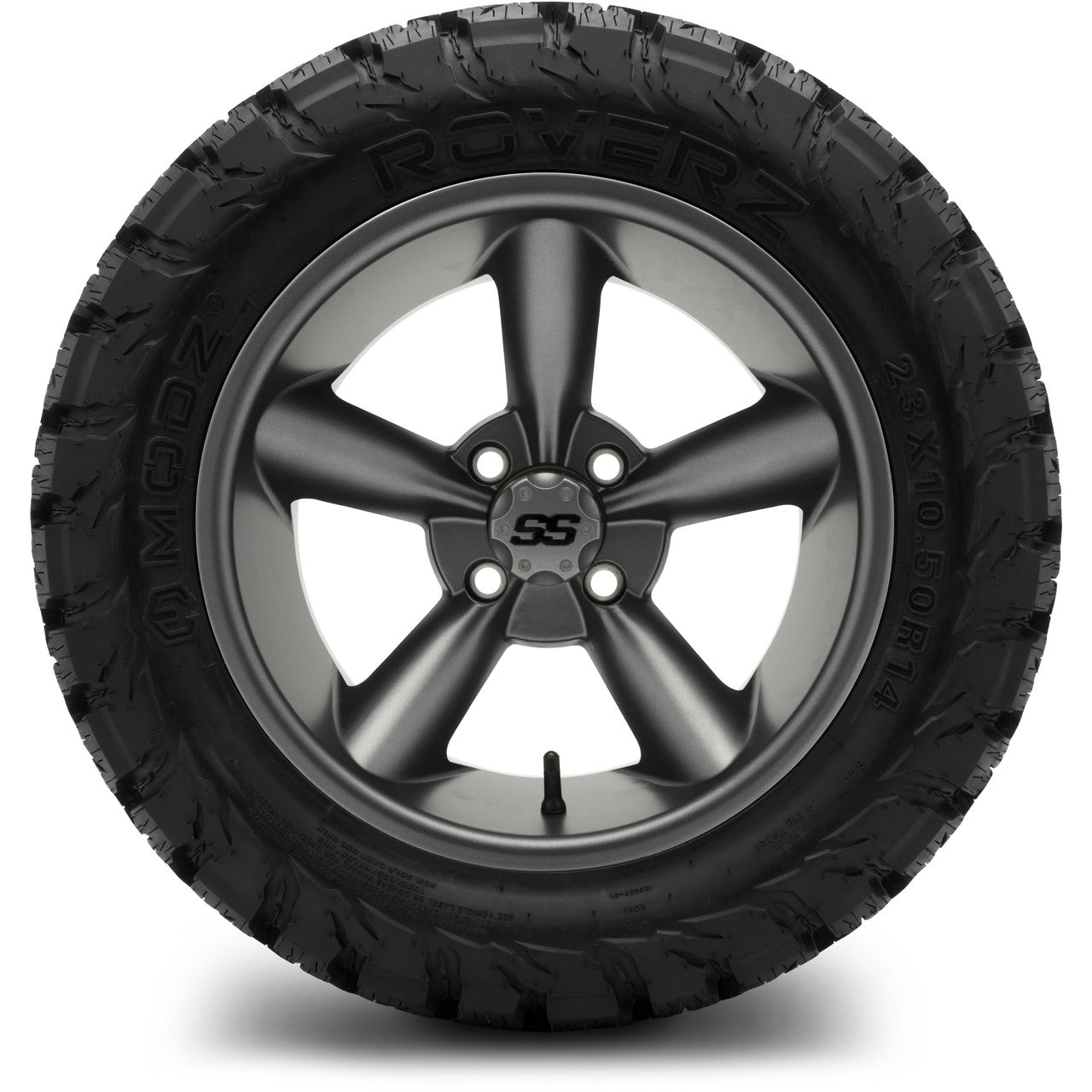 MODZ® 14" Godfather Gunmetal - Lifted Tires and Wheels Combo