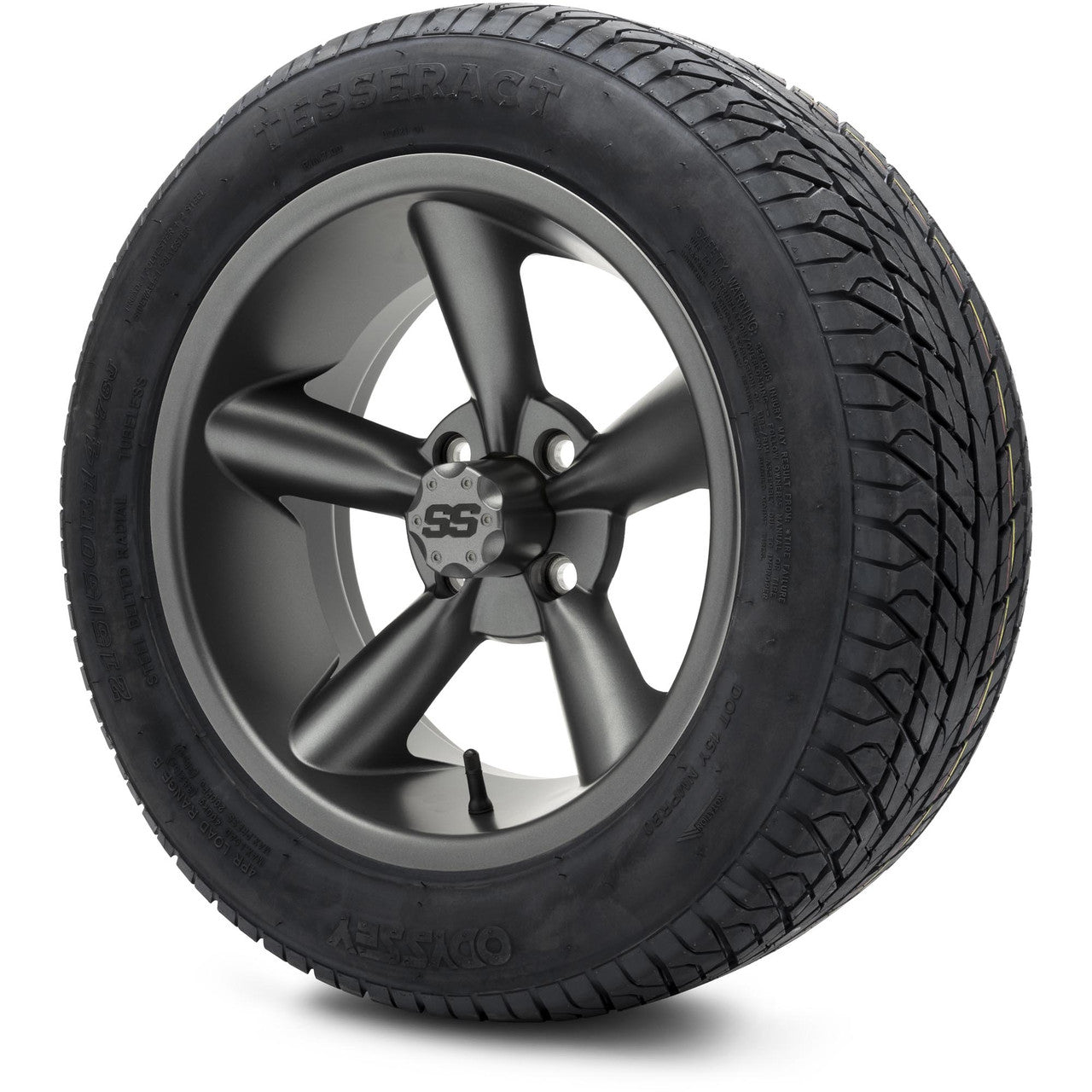 MODZ® 14" Godfather Gunmetal - Lifted Tires and Wheels Combo