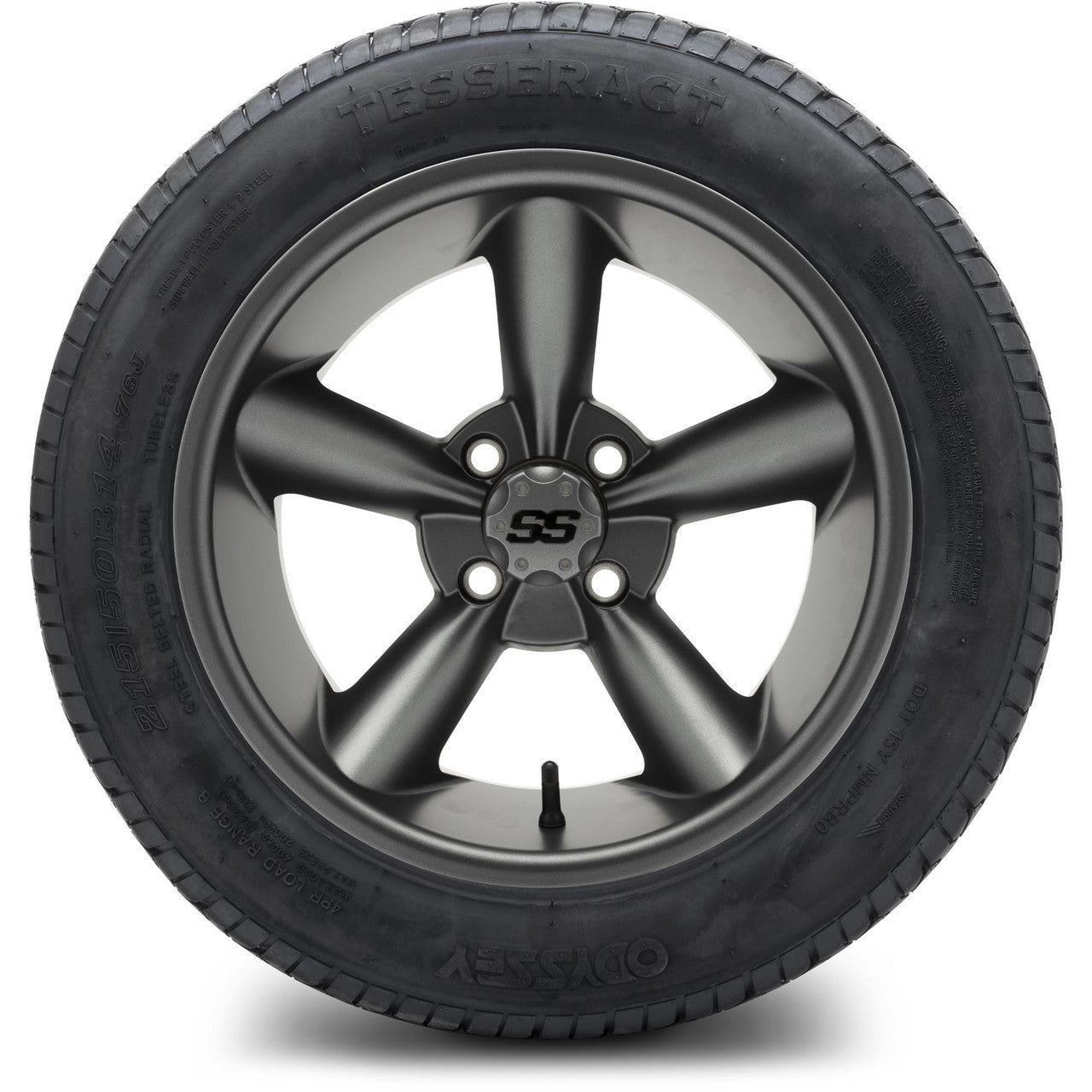 MODZ® 14" Godfather Gunmetal - Lifted Tires and Wheels Combo