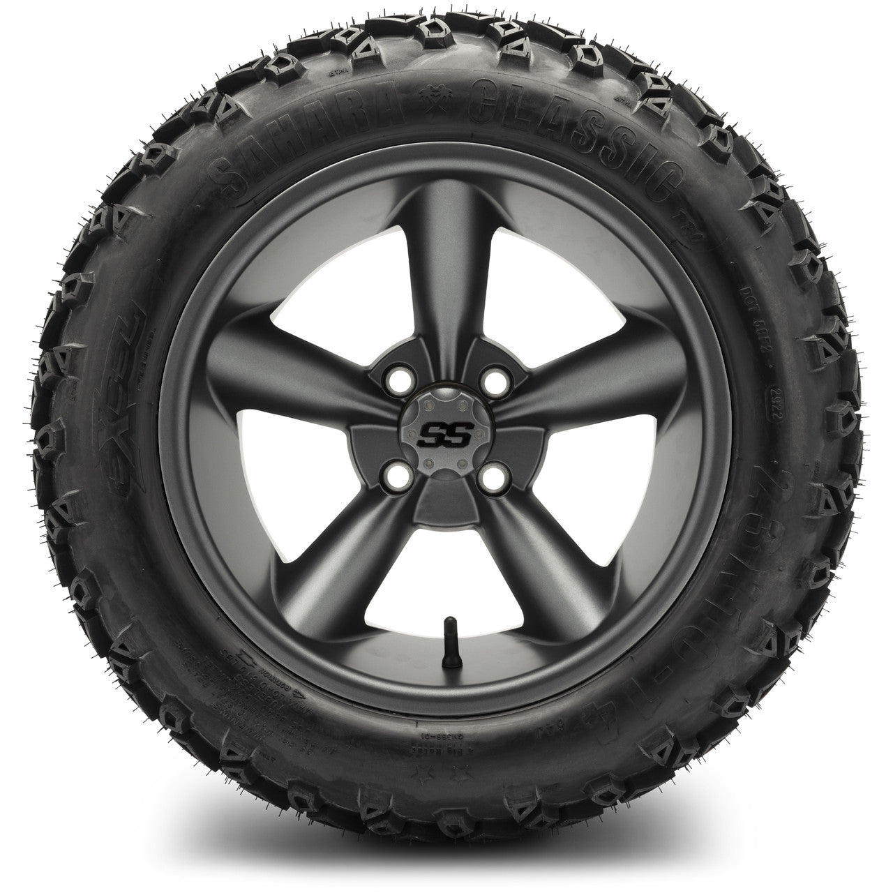 MODZ® 14" Godfather Gunmetal - Lifted Tires and Wheels Combo