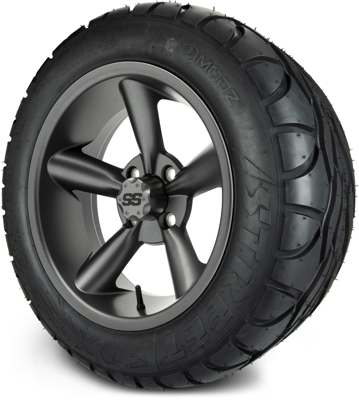 MODZ® 14" Godfather Gunmetal - Lifted Tires and Wheels Combo