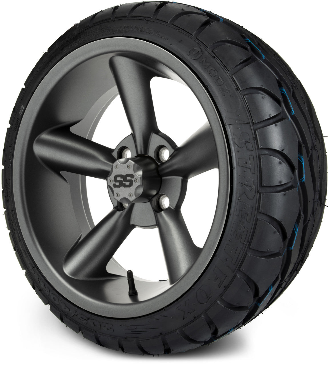 MODZ® 14" Godfather Gunmetal - LowPro Street Tire and Wheels Combo