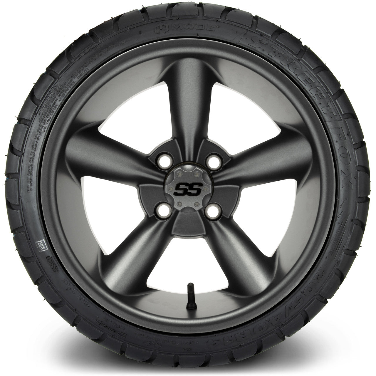 MODZ® 14" Godfather Gunmetal - LowPro Street Tire and Wheels Combo
