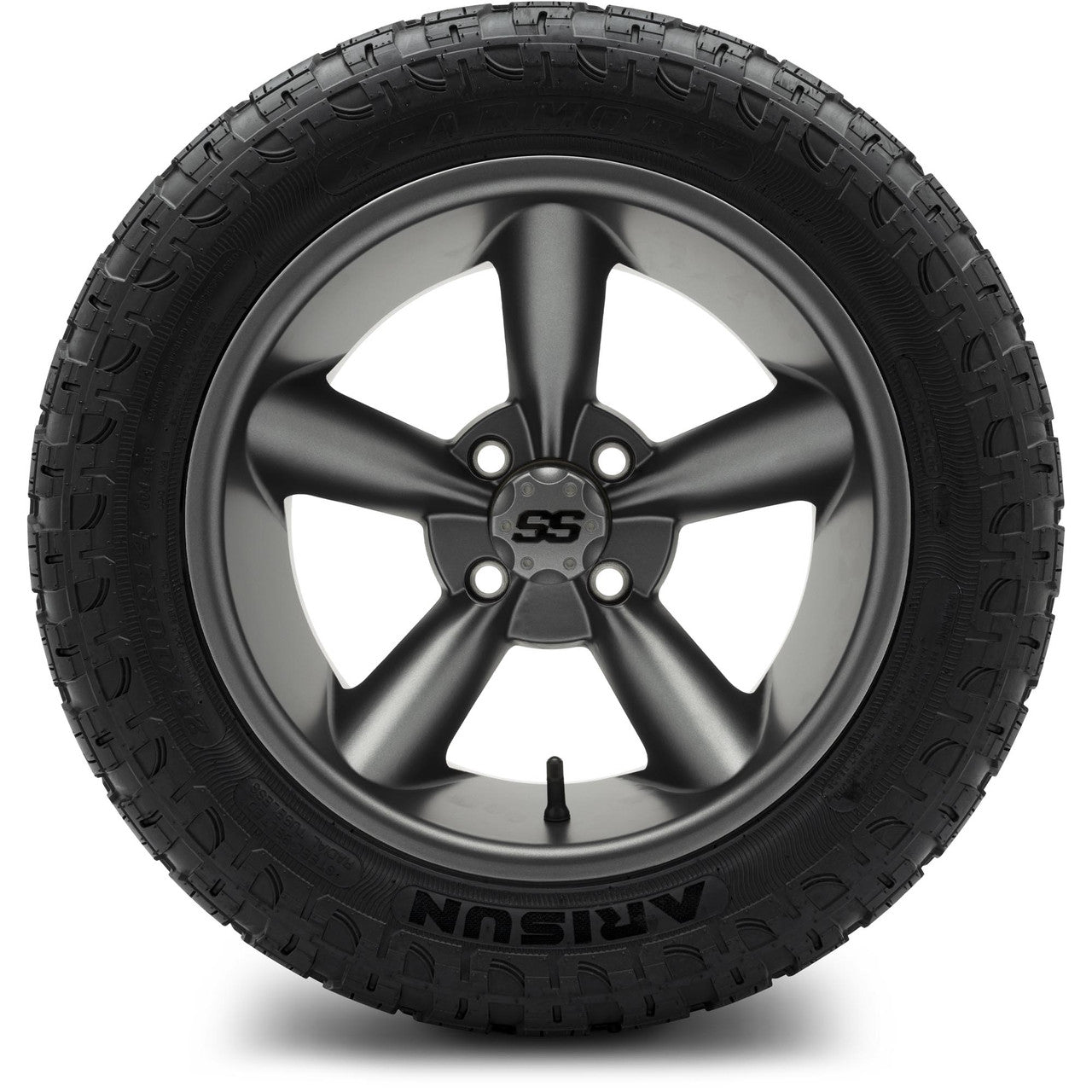 MODZ® 14" Godfather Gunmetal - Lifted Tires and Wheels Combo