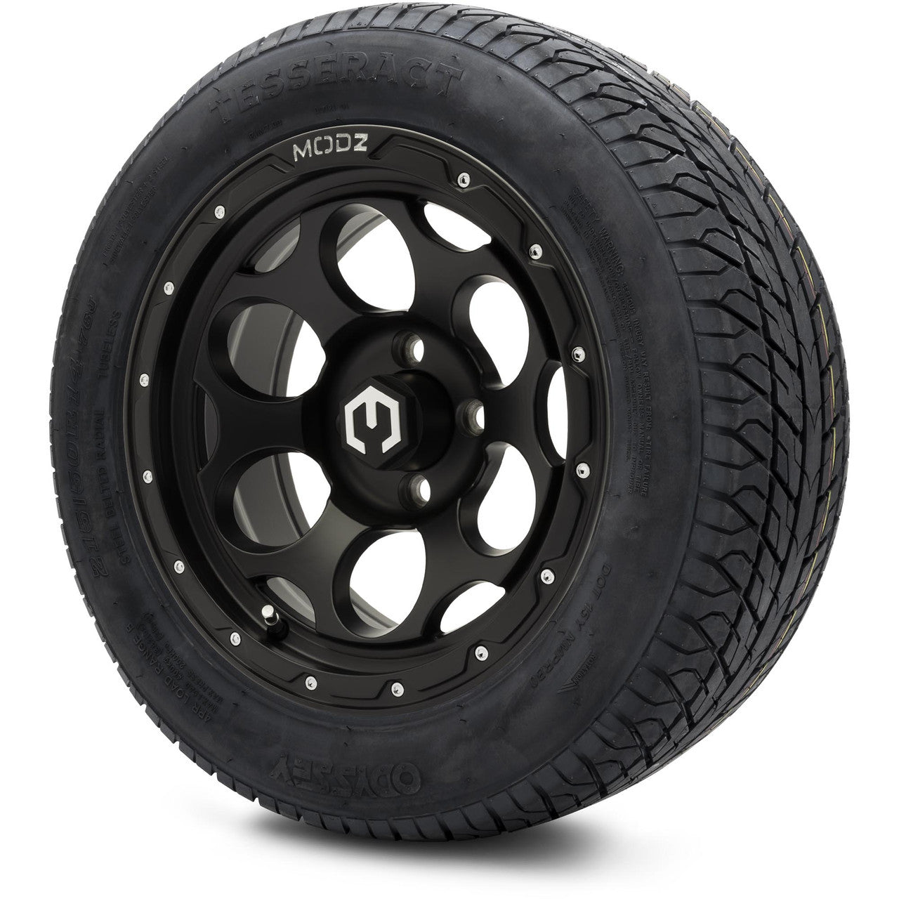MODZ® 14" Militia Matte Black - Lifted Tires and Wheels Combo
