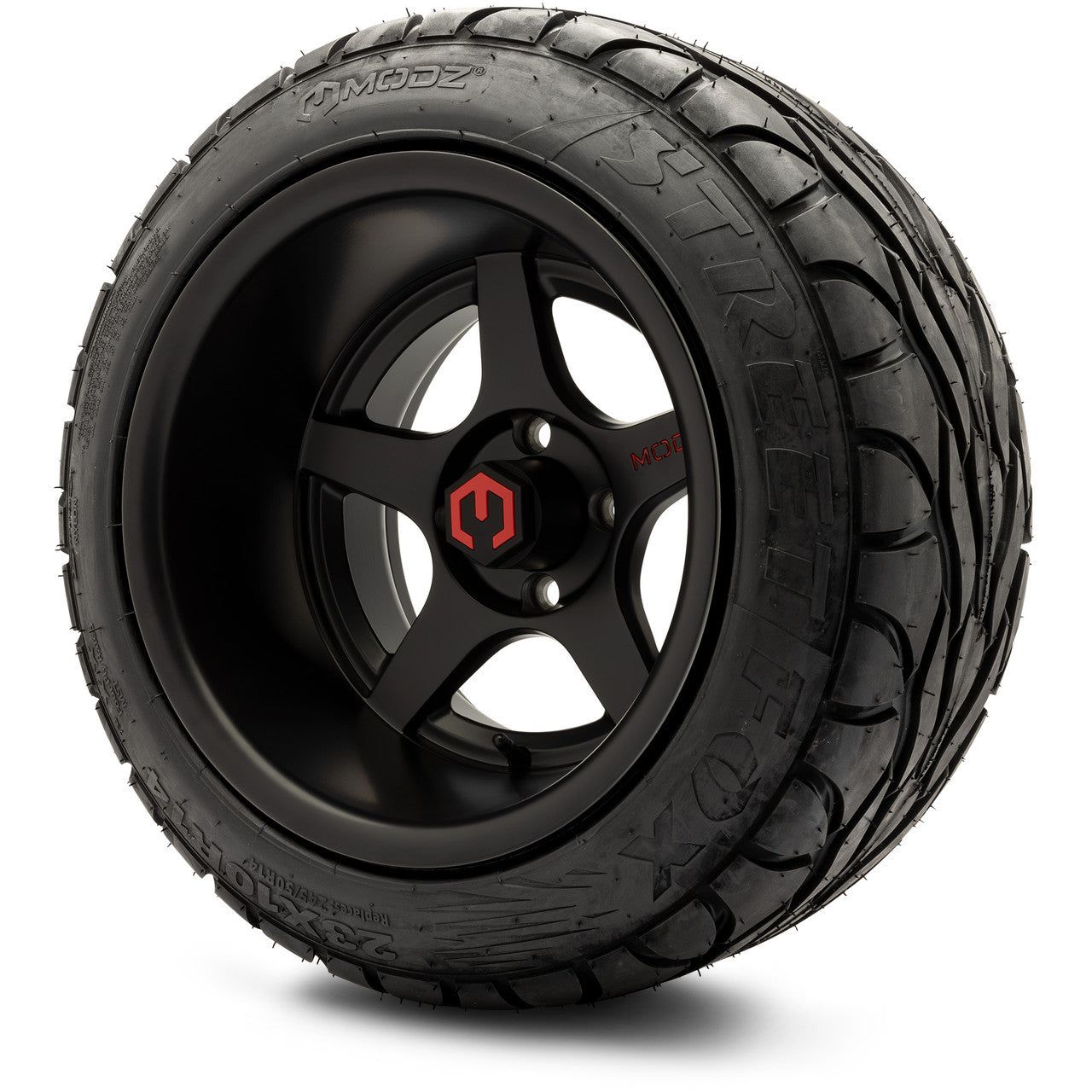 MODZ® 14x10" Maverick Matte Black - Lifted Tires and Wheels Combo