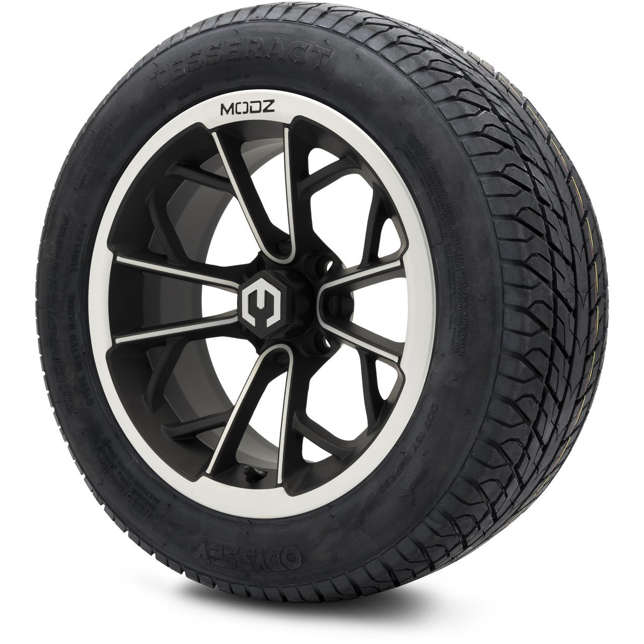 MODZ® 14" Havoc Machined Matte Black - Lifted Tires and Wheels Combo