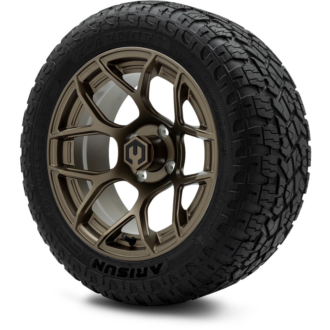 MODZ® 14" Renegade Matte Bronze - Lifted Tires and Wheels Combo