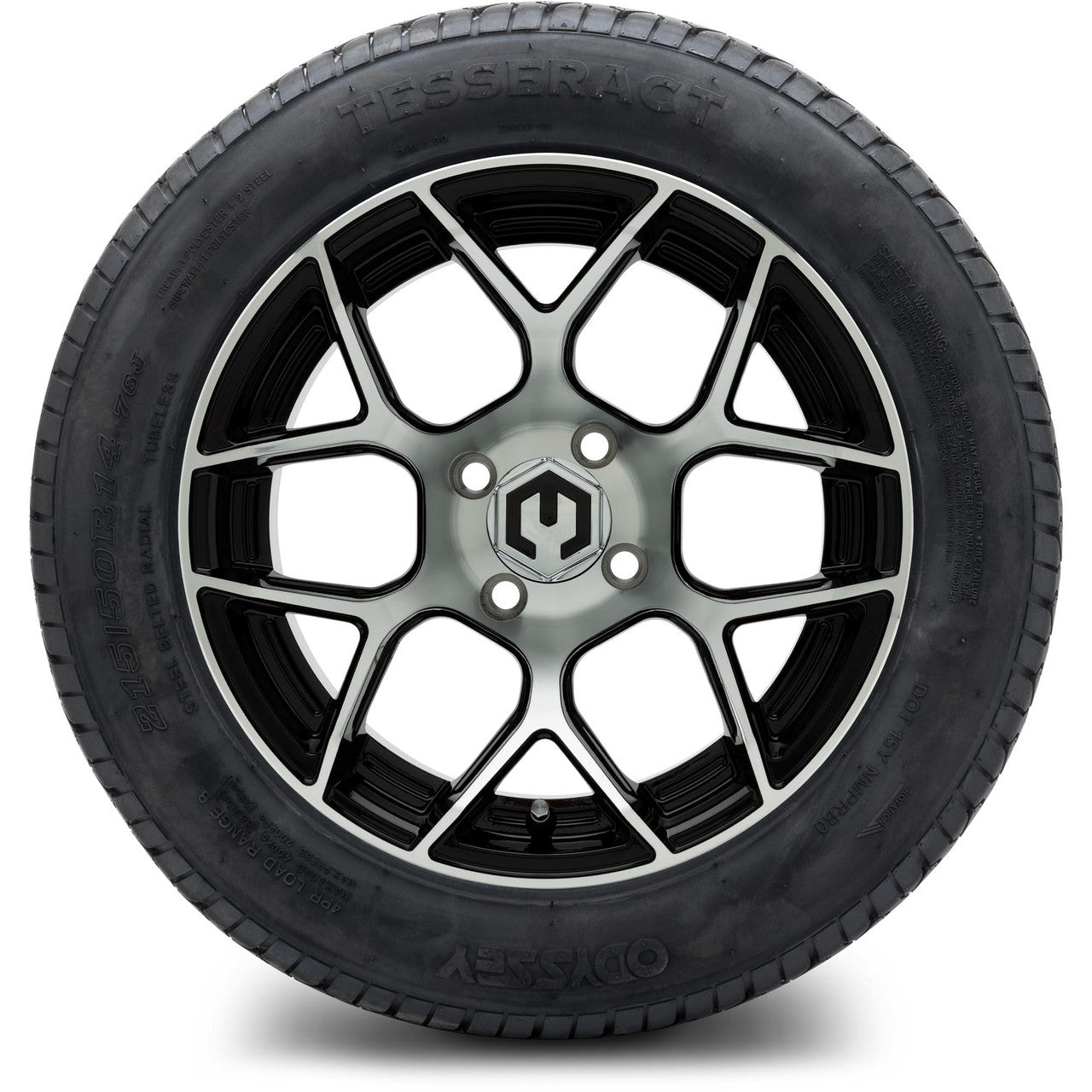 MODZ® 14" Renegade Machined Black Lifted Tire and Wheel Combo