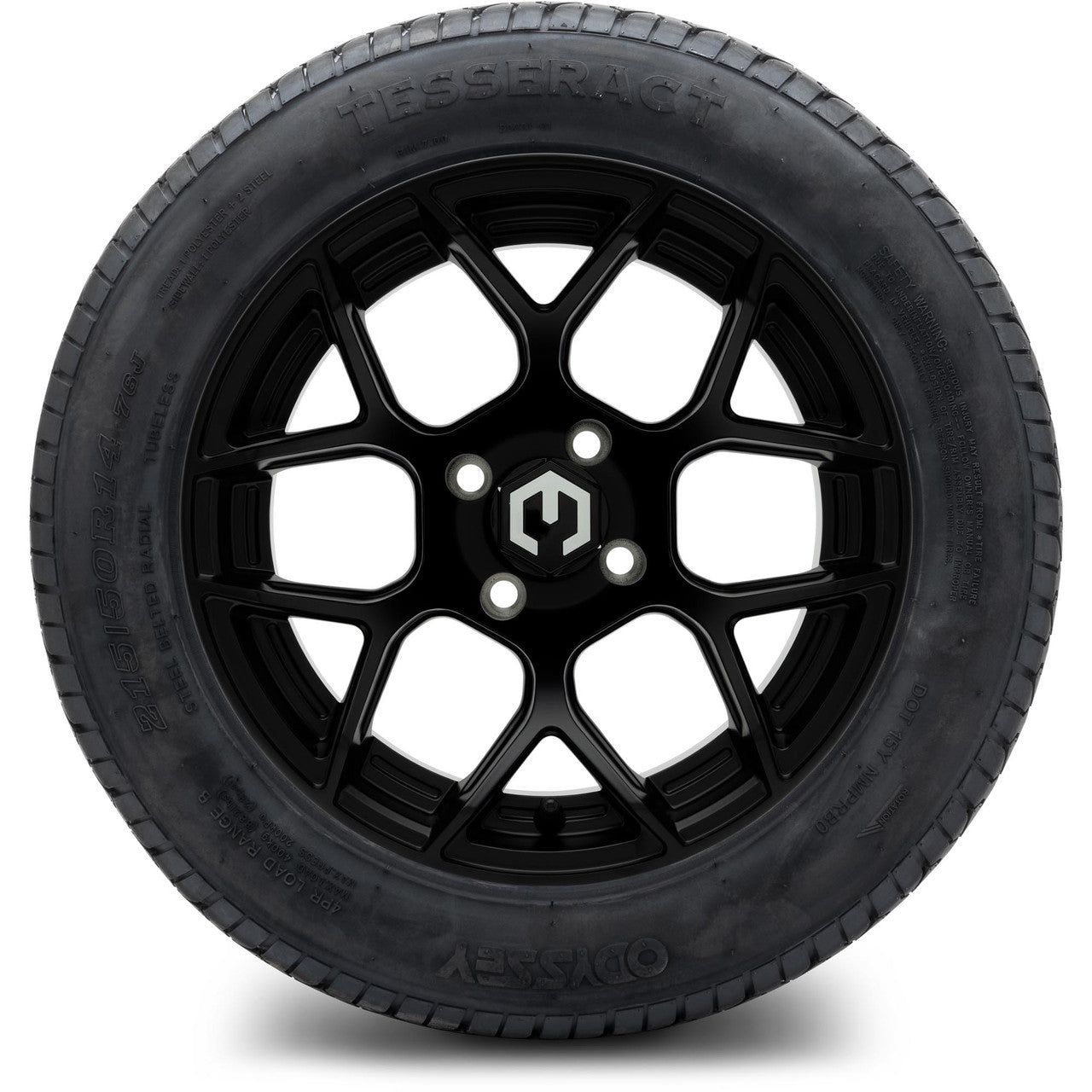 MODZ® 14" Renegade Matte Black - Lifted Tires and Wheels Combo