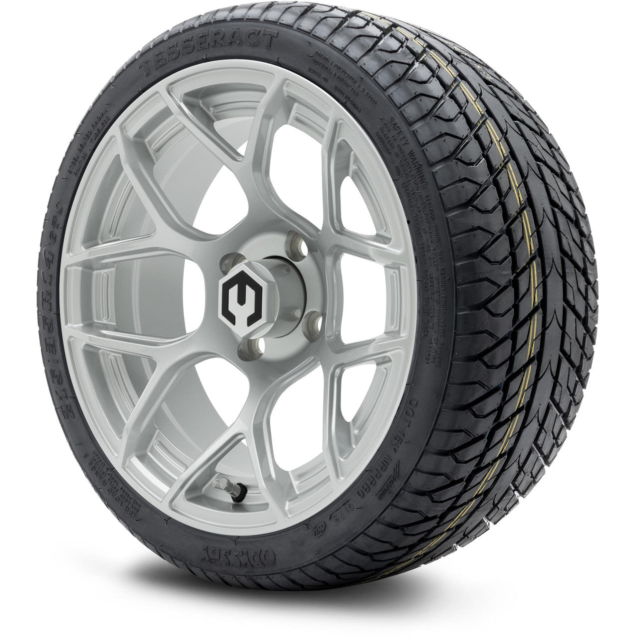 MODZ® 14" Renegade Silver - Low Profile Tires and Wheels Combo